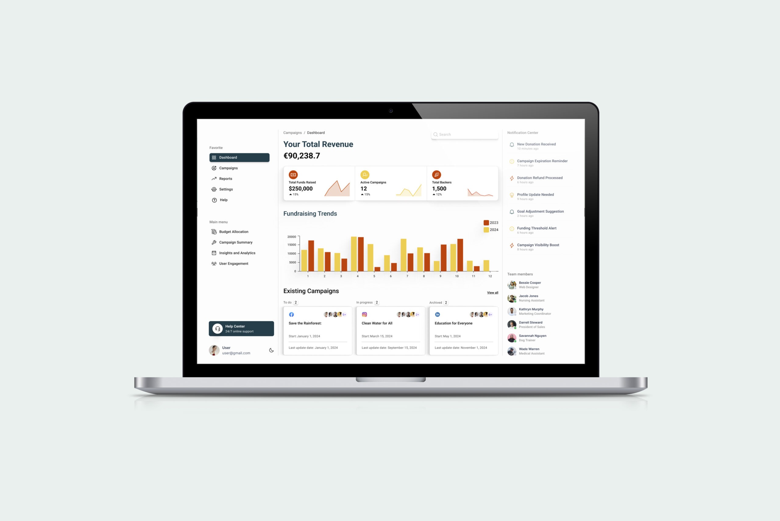 Fund Wave — product designed and built by Ciphers Lab