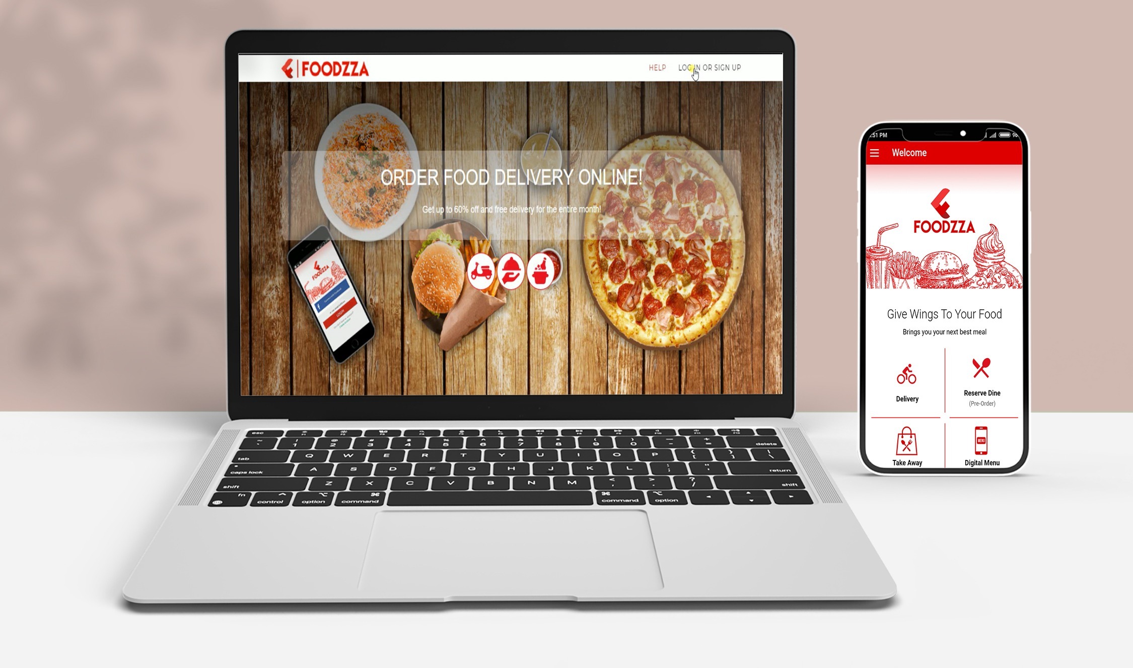 Foodzza — product designed and built by Ciphers Lab