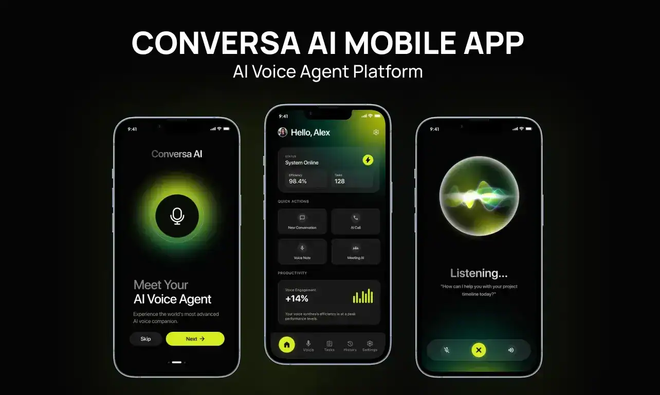 Conversa AI Mobile App — case study by Ciphers Lab