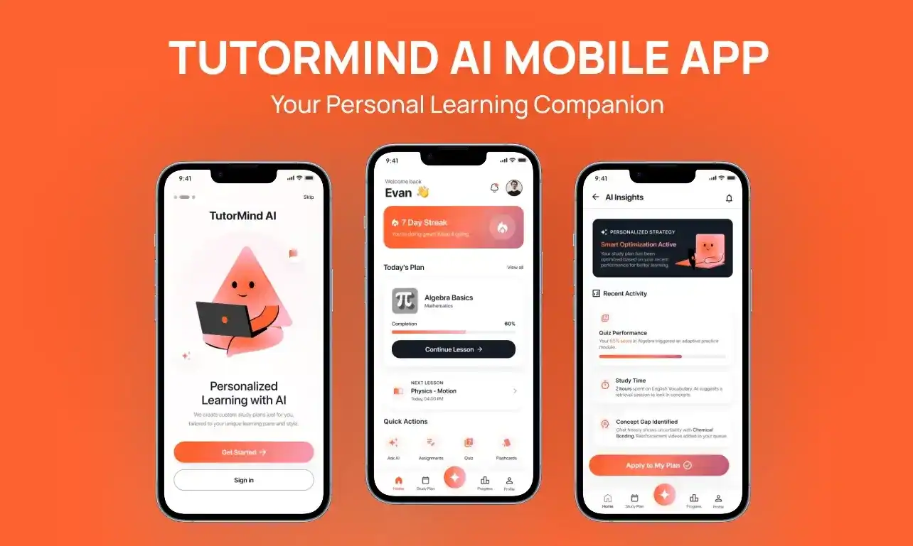TutorMind AI Mobile App — case study by Ciphers Lab